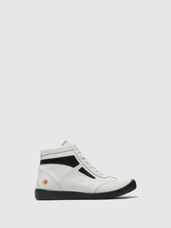 Lace-up Ankle Boots ILUX729SOF WHITE/BLACK